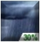 Scattered Showers. Chance for Measurable Precipitation 30%