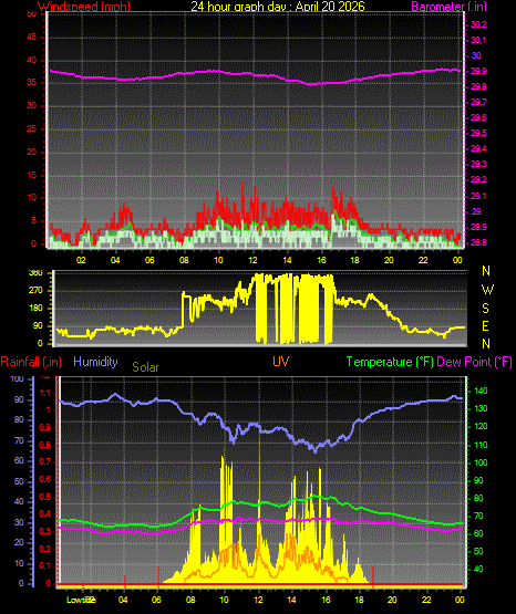 24 Hour Graph for Day 20