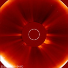 Latest LASCO C2 image of the Sun