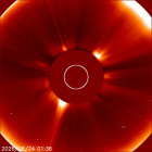 Latest LASCO C2 image of the Sun