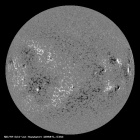 Latest SDO/HMI Magnetogram image of the Sun
